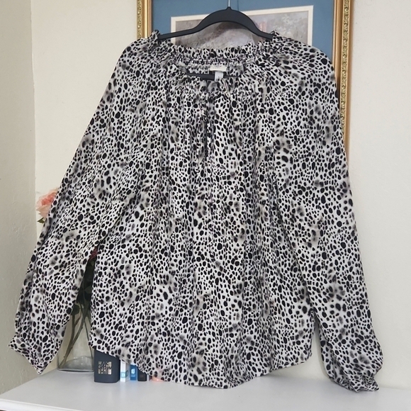 2for$10 Balloon sleeves rouched neck Career Contemporary Office Collegiate - Picture 2 of 12